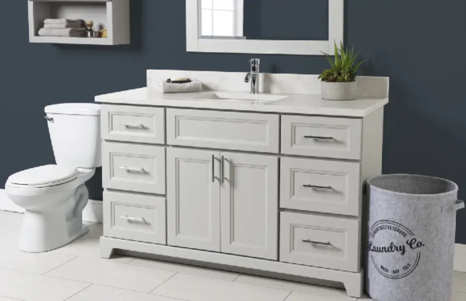 Stonewood Bath Cabinetry - Smoke Bellrose Monaco