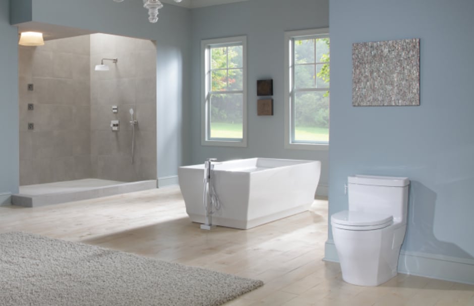 TOTO Bathroom Suite at TAPS Bath and Kitchen Showrooms