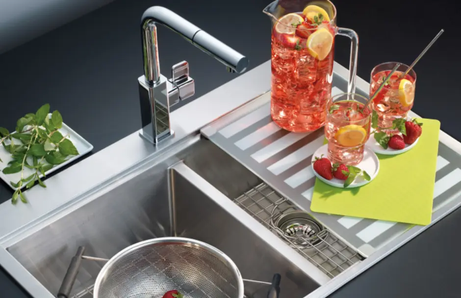 Franke Double Sink at TAPS Kitchen Bath Showrooms