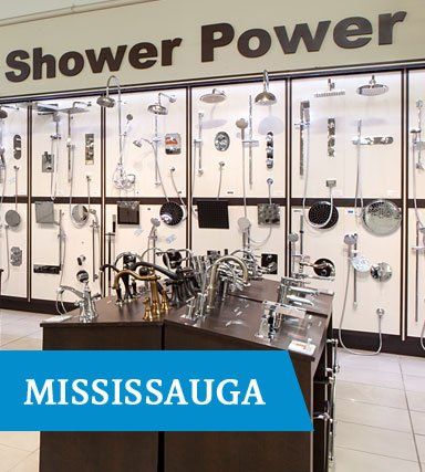 TAPS Mississauga featuring shower displays