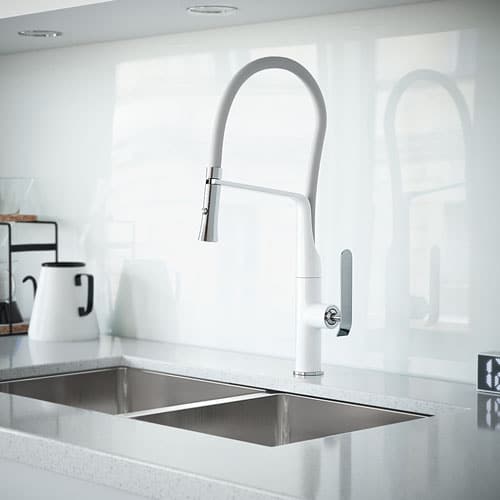 Frederick York white and grey faucet